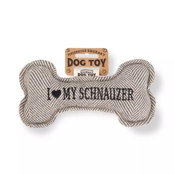 History & Heraldry 'I Love My Schnauzer' Dog Toy