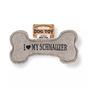 History & Heraldry 'I Love My Schnauzer' Dog Toy