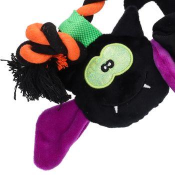 Smart Choice Squeaky Spooky Plush & Rope Dog Toy