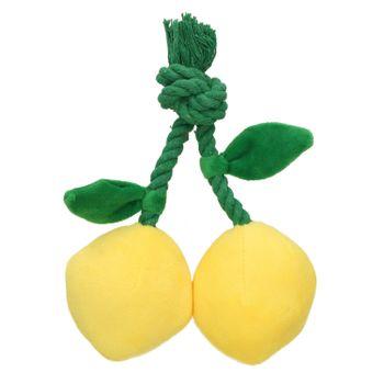 Rufus & Rosie Lemon Rope Plush Dog Toy