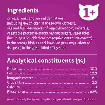 Whiskas 1+ Complete Dry with Chicken Cat Food, 3.8kg