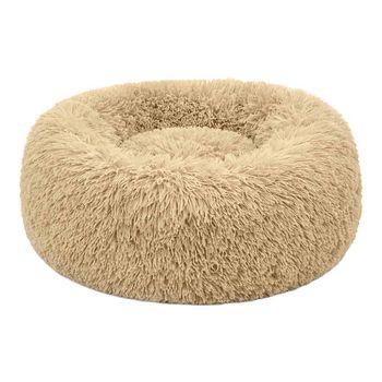 Pet Brands Dog Anxiety Bed Beige Medium