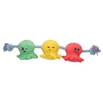 Rufus & Rosie Octopus Rope Plush Dog Toy