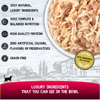 Cookhouse Luxury Cat Food Fillets in Jelly Chicken Breast with Beef 70g