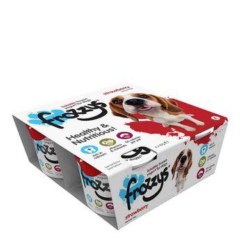 Frozzy's Strawberry Frozen Yoghurt, Dog Treat, 4x85g