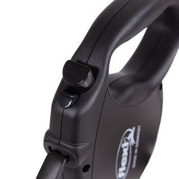 Flexi Standard Large Tape Dog Lead 5M Black Large