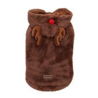 Rufus & Rosie Reindeer Dog Hoodie Medium