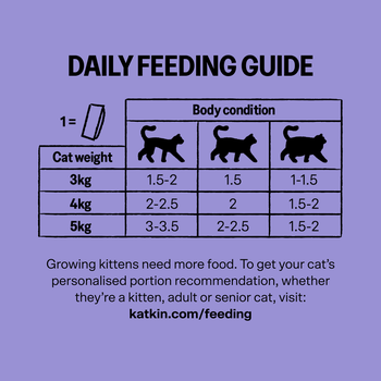 KatKin GOBBLE Fresh Cat and Kitten Food (Turkey + Chicken) 1x80g