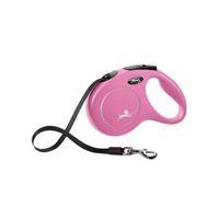Flexi New Classic M Tape Dog Lead 5m Pink