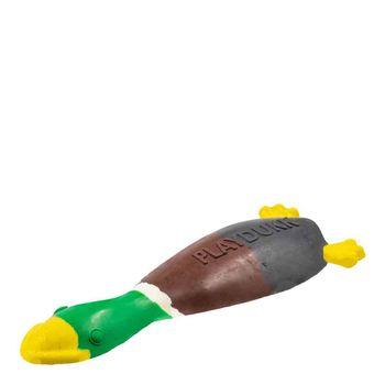 James & Steel Rubber Squeaky Duck Dog Toy