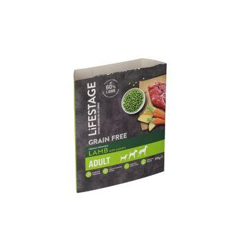 Lifestage Adult Grain Free Lamb Dog Food Tray 395g