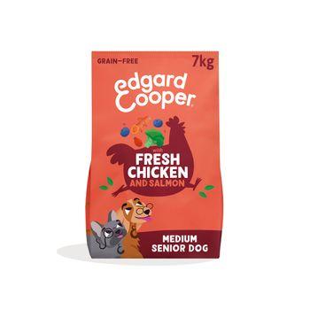 Edgard & Cooper Senior Dry Dog Food Chicken & Salmon 7kg