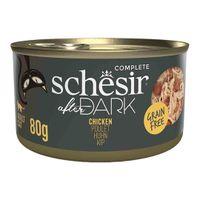 Schesir After Dark Complete Wet Cat Food Chicken in Fillets 80g