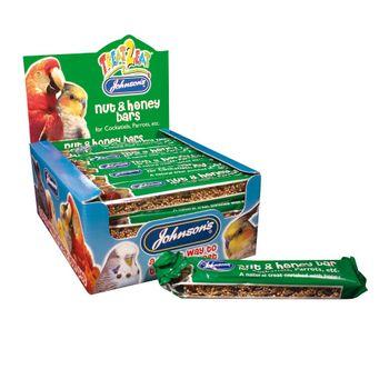 Johnson's Nut And Honey Bar For Parrots And Cockatiels 50g