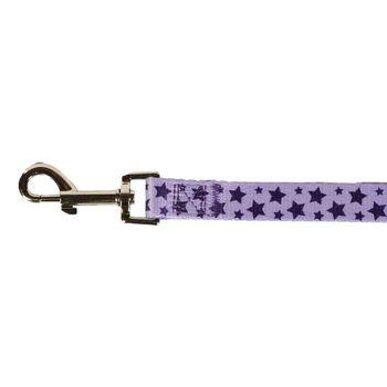 Doodlebone Bold Padded Dog Lead Violet Stars 25mm
