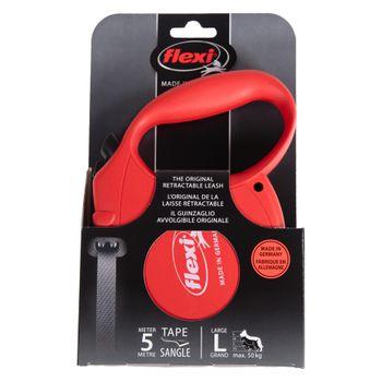 Flexi Standard Tape Dog Lead 5M Red Large