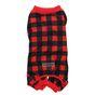 Rufus & Rosie Christmas Check Dog Pyjamas Medium