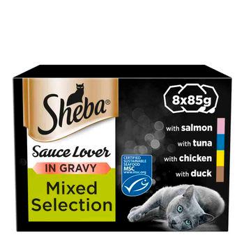 Sheba Sauce Lover Mixed Cat Food 85g