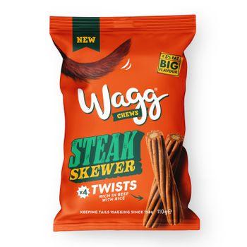 Wagg Chews Steak Skewer Sticks, 110g