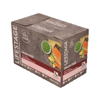 Lifestage Adult Grain Free Salmon Trays 7x395g