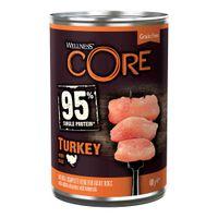 Wellness CORE Wet Adult Dog Food 95% Single Protein Turkey with Kale Recipe 400g