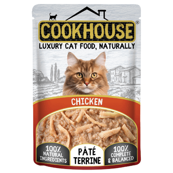 Cookhouse Luxury Complete Cat Food Chicken Pate Terrine 70g