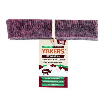 Yakers Cranberry Dog Chew Treat, Extra Large