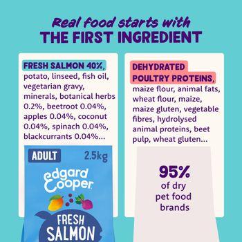 Edgard & Cooper Adult Dry Dog Food Salmon 2.5kg