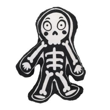Smart Choice Squeaky Plush & Rope Skeleton Dog Toy