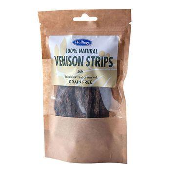 Hollings Grain Free Venison Strips 5 Pack