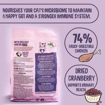 Scrumbles Dry Cat Food, Grain Free Sensitive+ 700g