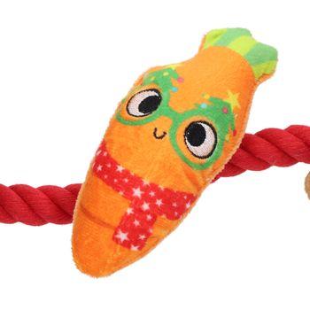 Smart Choice Festive Dinner Plush Dog Toy