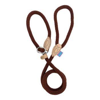 Hem & Boo Soft Touch Slip Dog Lead Brown