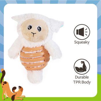 Rosewood Easter Sheep with TPR Ball Dog Toy