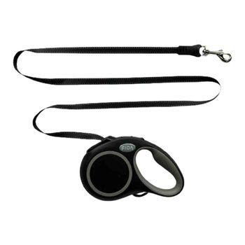 Fida Retractbale Dog Lead Black M