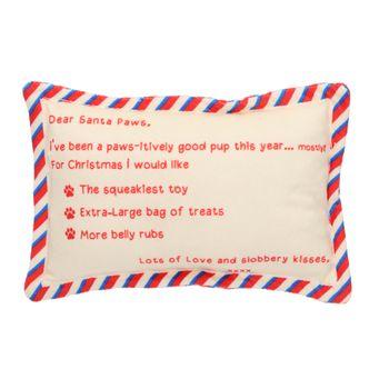 Smart Choice Letter To Santa Crinkle Plush Dog Toy