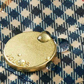 Joules Henson Check Packaway Dog Jacket Medium