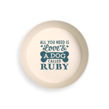 History & Heraldy 'Ruby' Dog Bowl