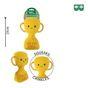 Smart Choice Rubber Ring & Rope Dog Toy with Squeaker