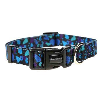 Doodle Bone Bold Dog Collar Electric Party 6-11