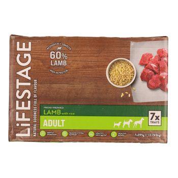 Lifestage Lamb and Rice Adult Wet Dog Food 7x395g