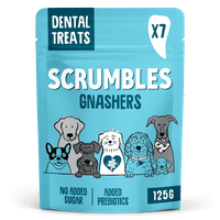 Scrumbles Gnashers for Dogs, Daily Dental Sticks 125g
