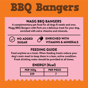 Wagg BBQ Bangers Bumper 5x500g Dog Treats