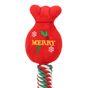 Rufus & Rosie Christmas Plush Rope Dog Toy Assorted