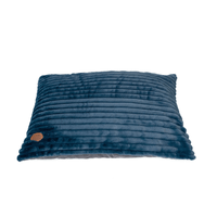 Snug & Cosy Faux Fur Dog Lounger Blue