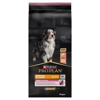 PRO PLAN Medium & Large Senior 7+ Sensitive Skin Salmon Dry Dog Food 14kg