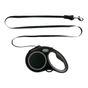 Fida Retractbale Dog Lead Black 16ft