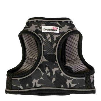 Doodlebone Smokey Camo Snappy Dog Harness, XS