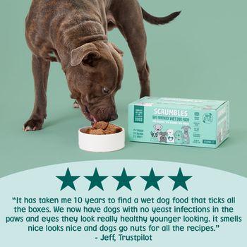 Scrumbles Grain Free Wet Dog Food Classic Selection 6x395g