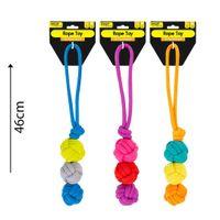Smart Choice Triple Knot Ball Rope Dog Toy